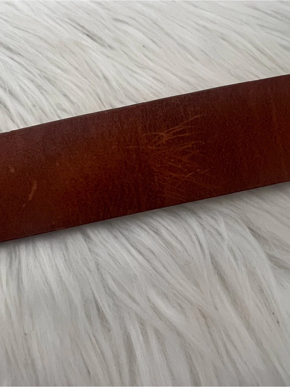 Vintage Cognac Brown Leather Belt with Antiqued Floral Buckle | Boho Western